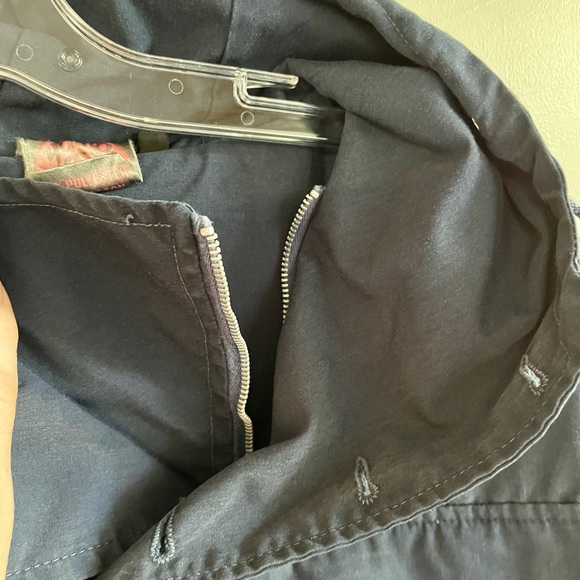 Vintage 1970’s Men’s Parka. Large Navy Blue - Picture 3 of 5